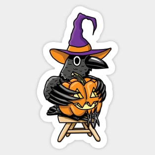 Witchy Raven Sticker